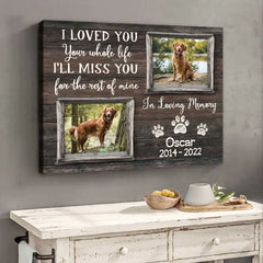 Personalized Pet Memorial Gifts, Dog Remembrance Gift, Dog Loss Gift, Pet Memorial Posters