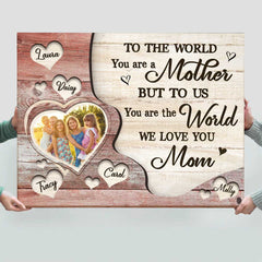 Mom Gift From Kids, Personalized Mom Gift, Personalized Poster