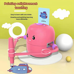 Interactive Educational Drawing Robot for Kids – With 100 Word Cards & Voice Interaction - The Best Gift for Kids