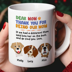 Personalized Gifts For Dog Mom/Dad Coffee Mug - Mother's Day