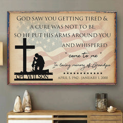 Veteran Custom Poster Come To Me Personalized Gift for Memorial Day