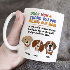 Personalized Gifts For Dog Mom/Dad Coffee Mug - Mother's Day