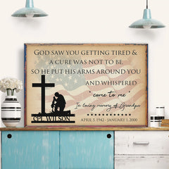 Veteran Custom Poster Come To Me Personalized Gift for Memorial Day