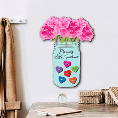 Personalized Gifts For Mom Wood Sign Mama's Little Sweethearts Mother's Day Gifts