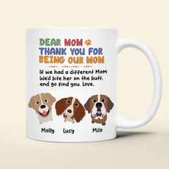 Personalized Gifts For Dog Mom/Dad Coffee Mug - Mother's Day