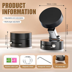 2025 Hot 🔥 New Vacuum Magnetic Suction Phone Holder