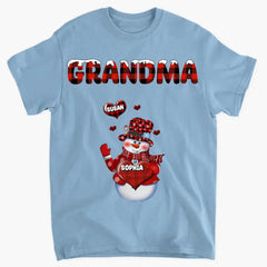 Personalized grandma Xue Xinxin and child’s name Christmas gift printed clothes