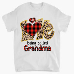 Personalized Love Called Granny Print Clothes