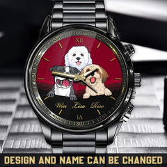 Personalized Dog Names Dog Lovers Gift Watch