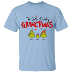 Gift For Family, Personalized Grinch Family Shirt - Hoodie - Sweatshirt, Family Xmas Shirt, Christmas Gift