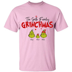 Gift For Family, Personalized Grinch Family Shirt - Hoodie - Sweatshirt, Family Xmas Shirt, Christmas Gift