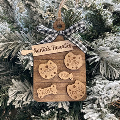 Cookie Board Ornament, Custom Cookie Ornament, Unique Christmas Ornament